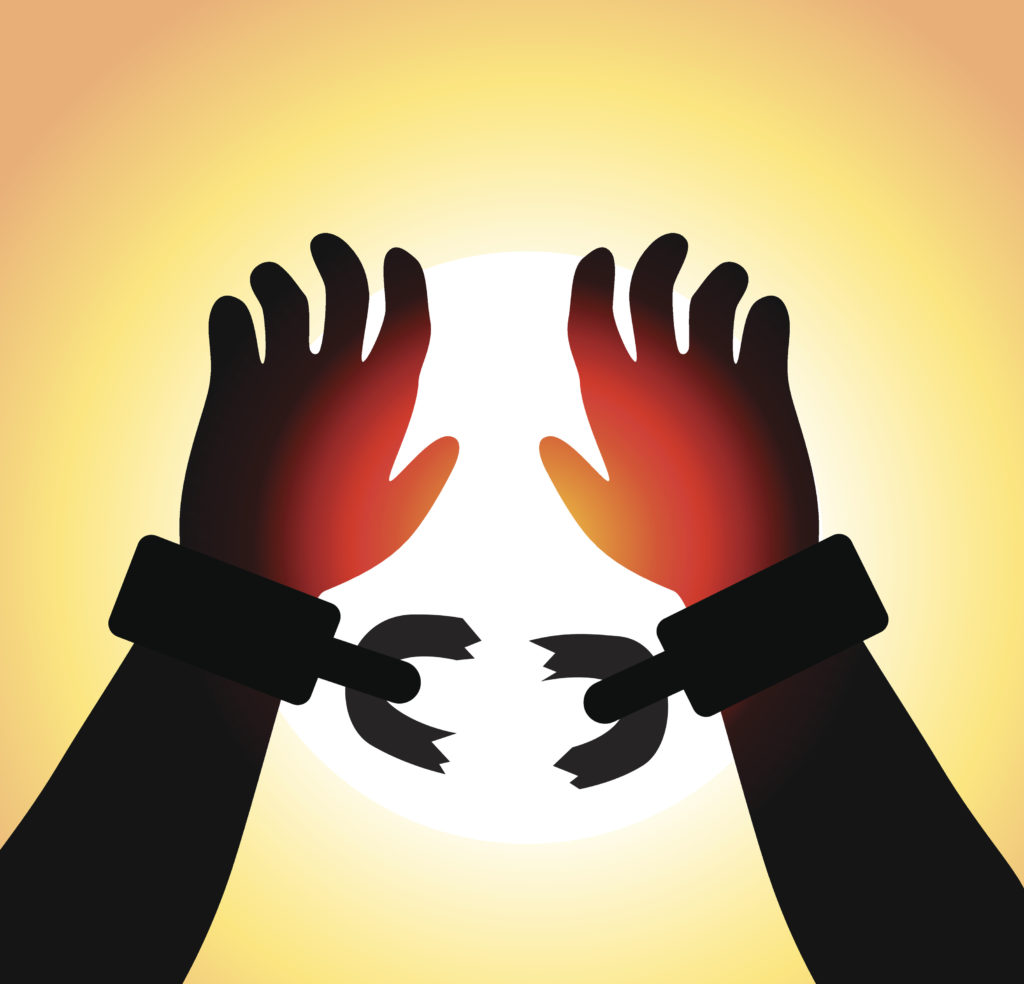 chains broken hands vector break raised jail handcuffs clip illustration illustrations exonerated palmer prison royalty bars mans spiritual depositphotos charles