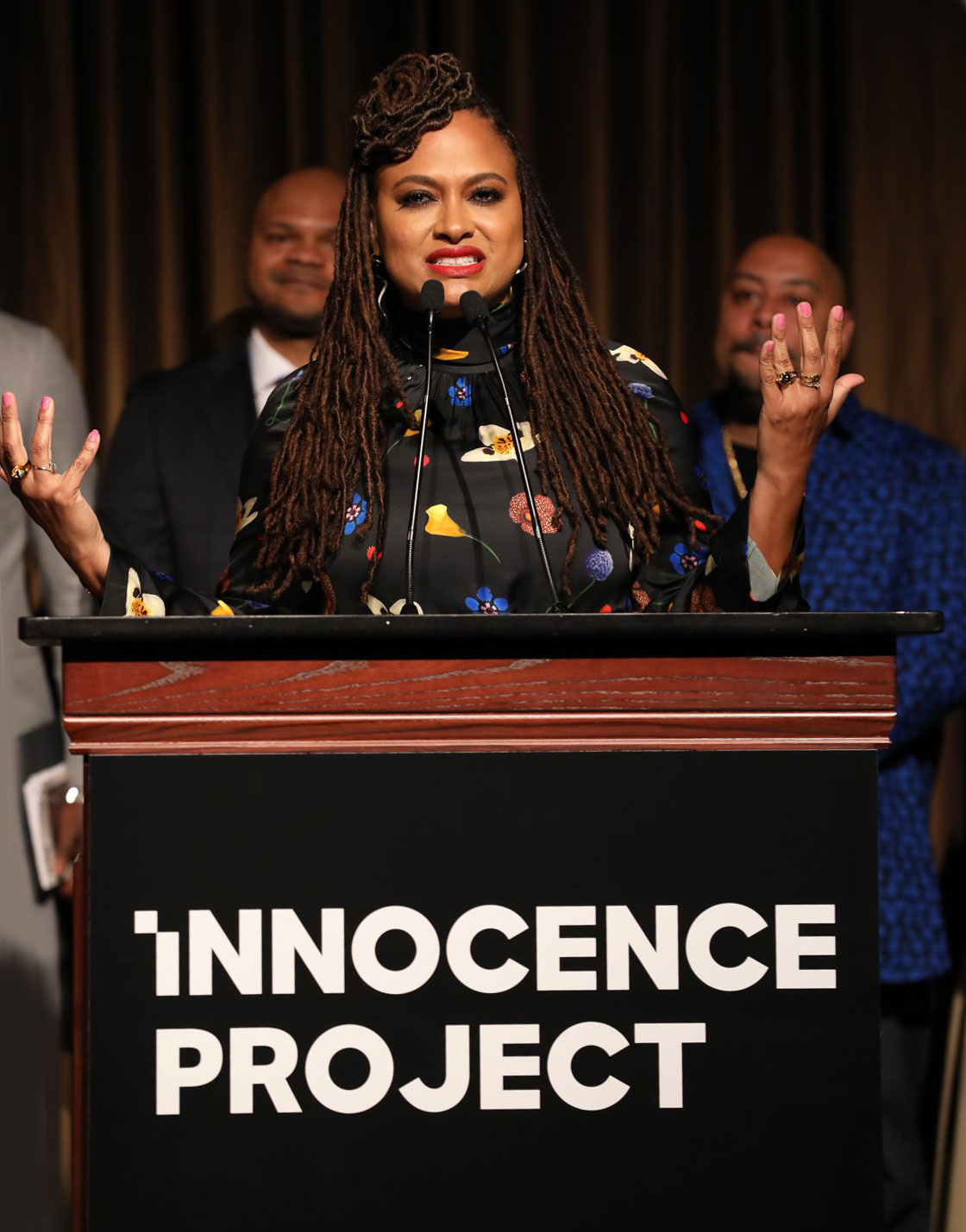 Ava DuVernay at the Innocence Project gala in May 2019. 