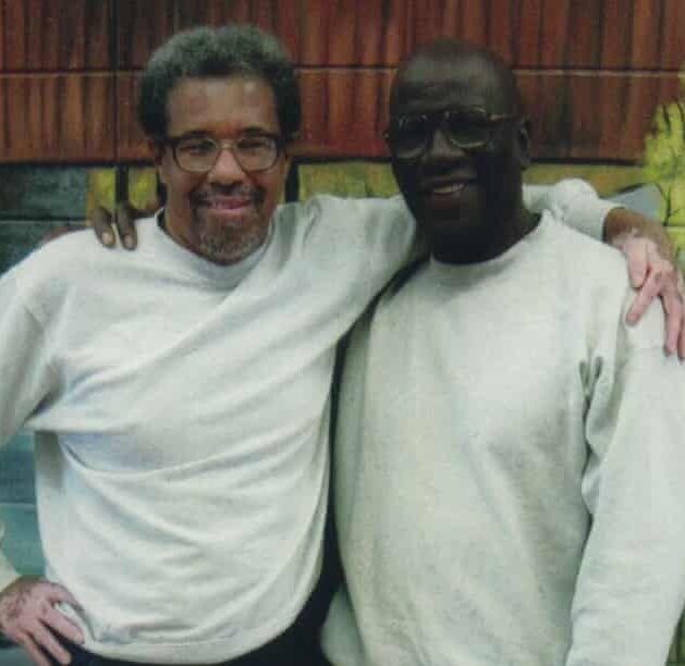 Albert Woodfox and Herman Wallace in Angola prison. (Image courtesy of Albert Woodfox)