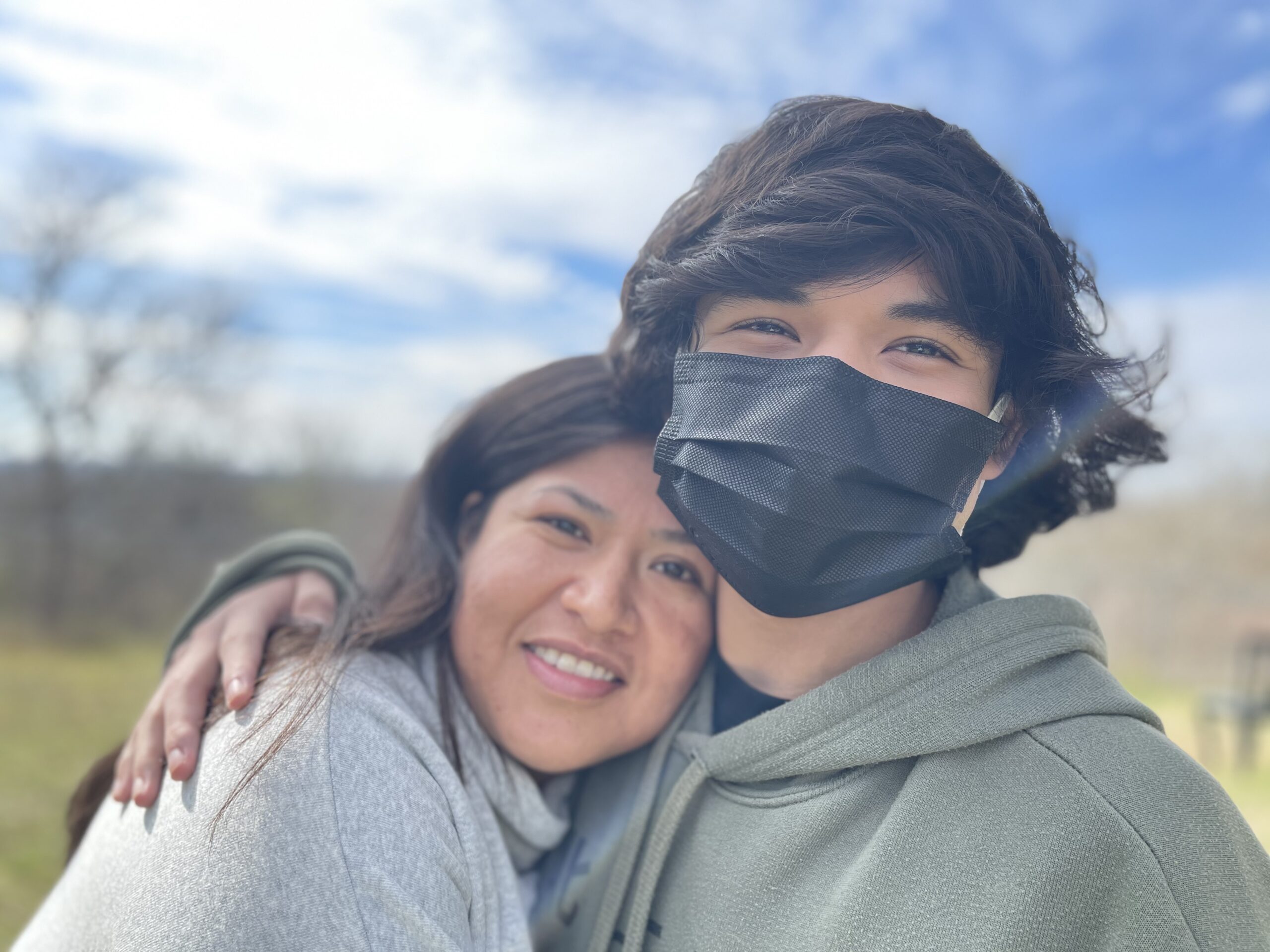 Rosa Jimenez and her son Aiden. (Image: Vanessa Potkin)