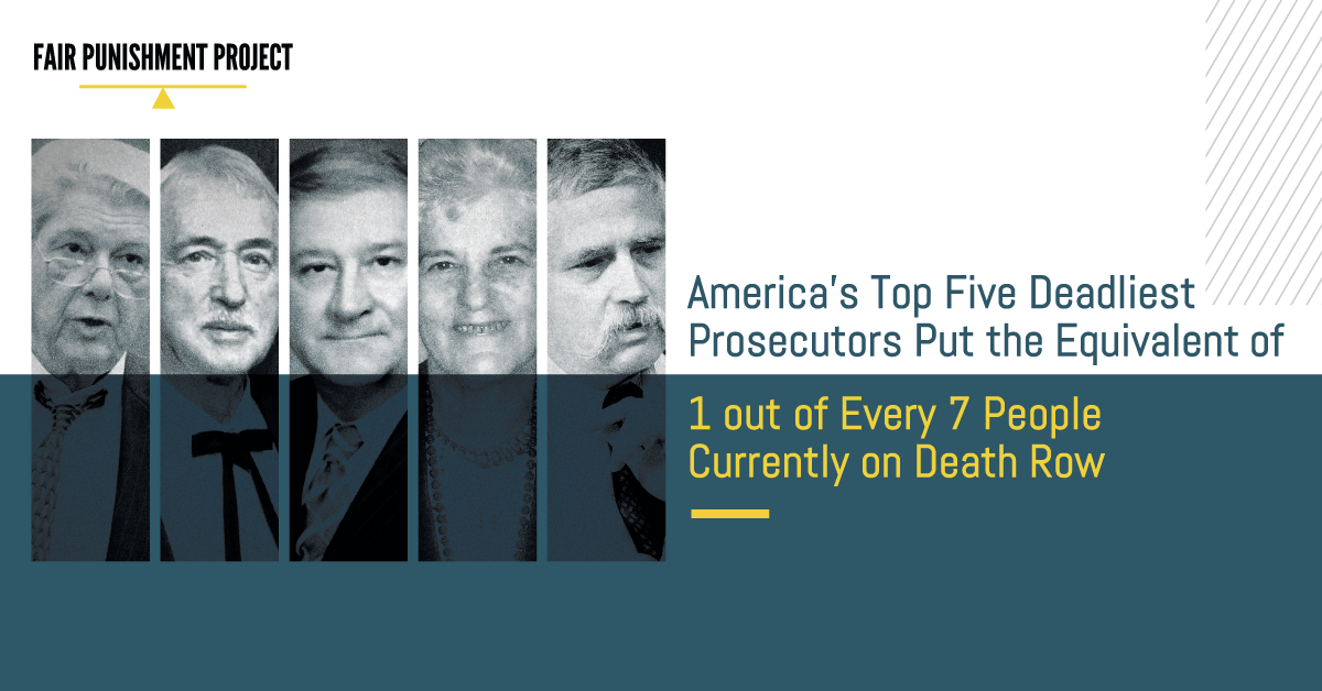 Misconduct of Five “Deadly” Prosecutors Led to Wrongful Convictions