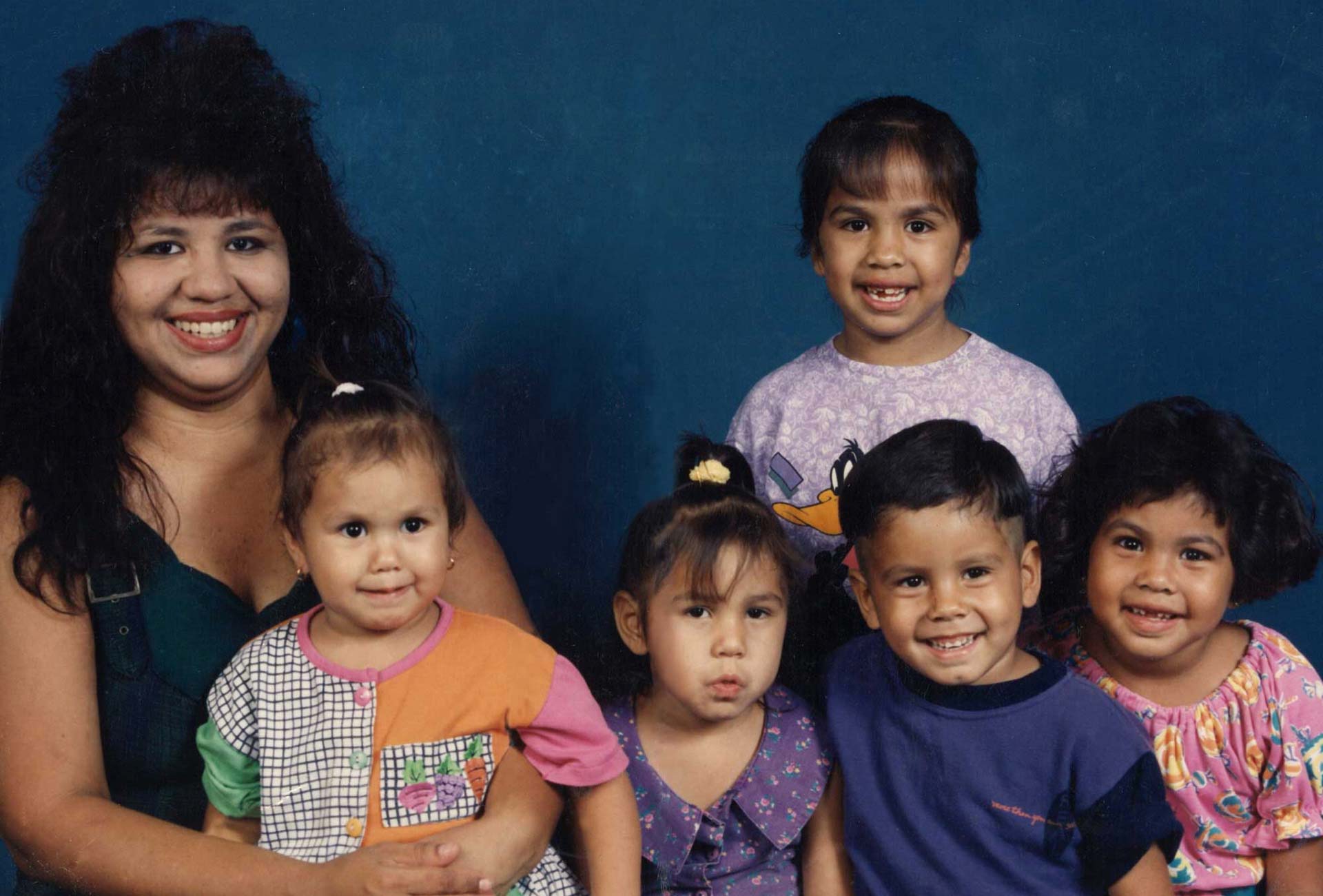 Melissa Lucio with her children Alex, Selena, Daniela, John, and Melissa (Image courtesy of Lucio family)
