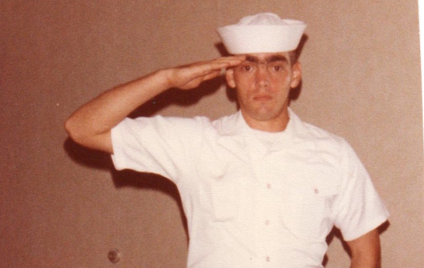 Clay Chabot in the Navy.