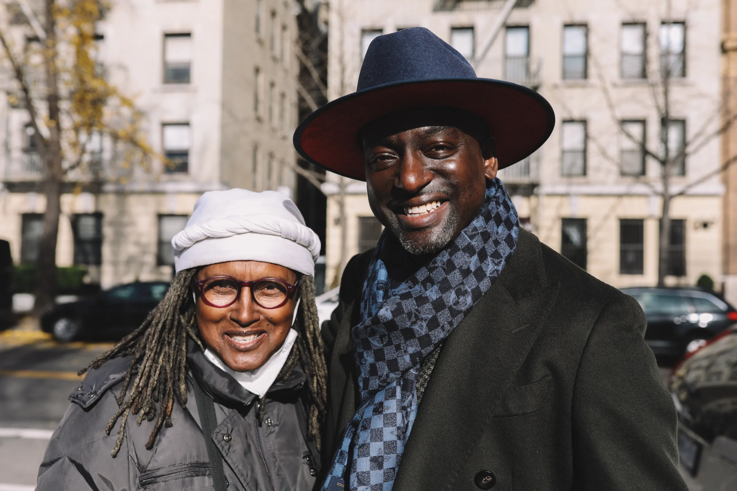 Yusef Salaam and his mother, Sharonne, at the unveiling of the “Gate of the Exonerated” in New York City’s Central Park on Dec. 19, 2022. (Image: Jeenah Moon/Innocence Project)