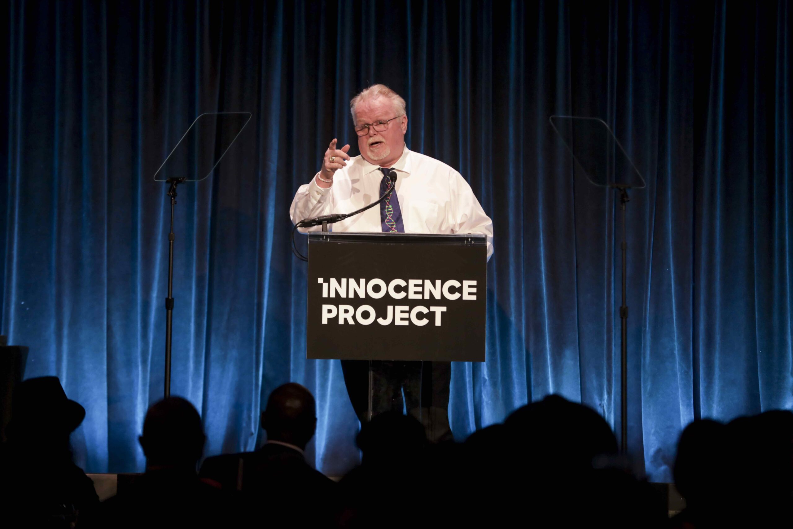Kirk Bloodsworth honored with the Champion of Justice Award (Image: Matthew Adam/Innocence Project)