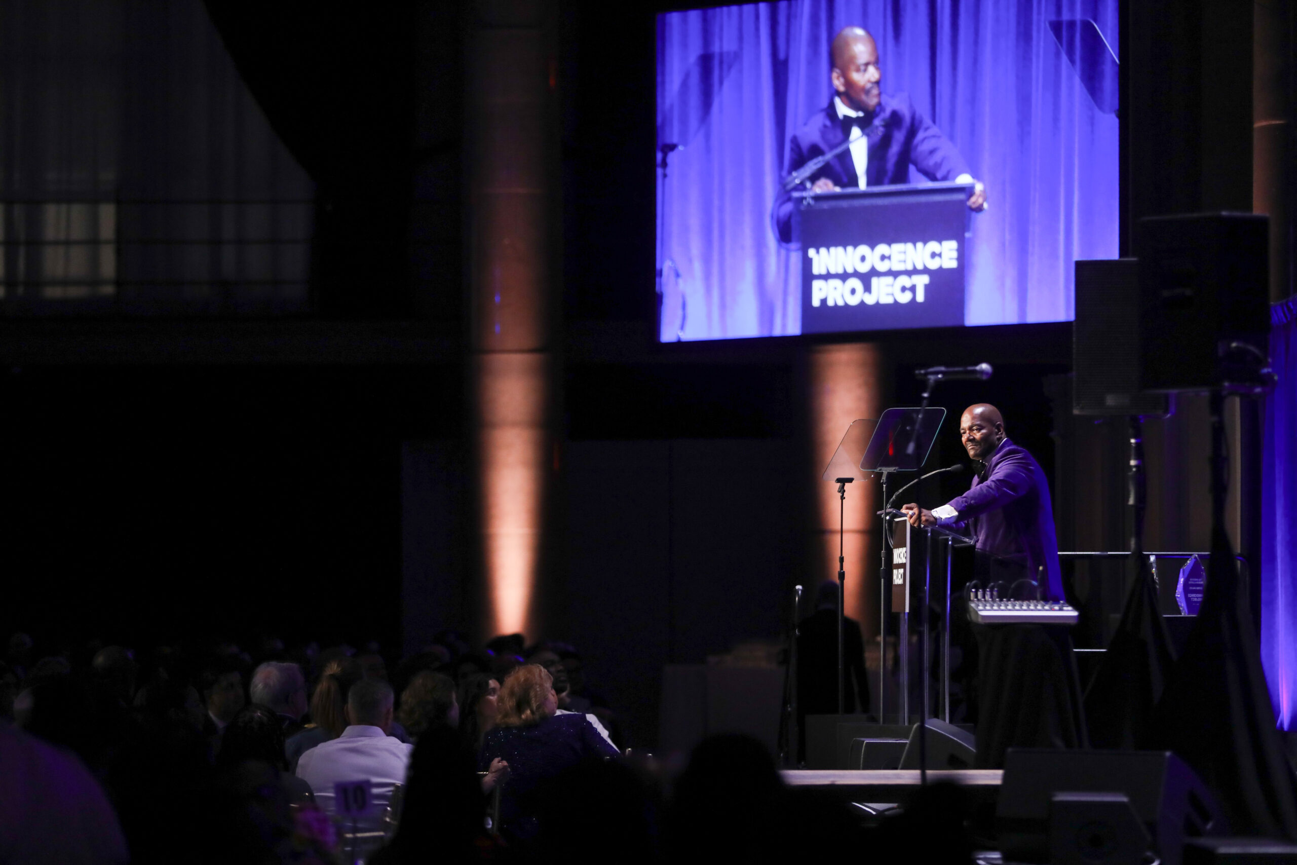 Cornelius Dupree addressing the audience at the 2025 “Celebration of Freedom & Justice.” (Image: Matthew Adam Photography/Innocence Project)