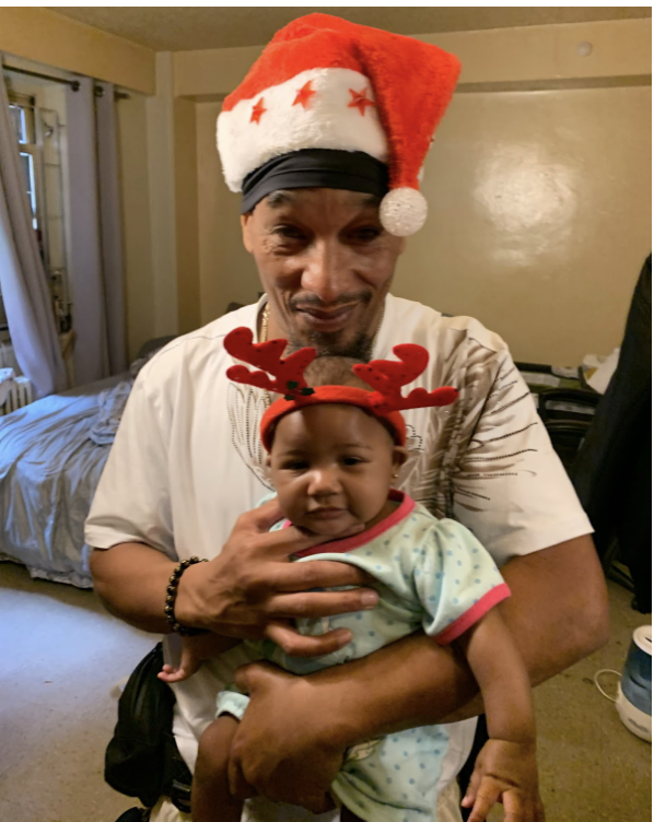 Korey and his daughter Miracle. 
(Photo courtesy of Korey Wise.) 
