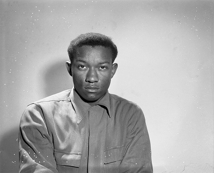 Tommy Lee Walker (1935–1956) — A 19-year-old Black man and new father, Walker was convicted in 1954 of killing Venice Lorraine Parker near Love Field in Dallas and executed in 1956. He was posthumously exonerated on January 21, 2026, by the Dallas County Commissioners Court following a joint reinvestigation by Dallas County’s Conviction Integrity Unit, the Innocence Project, and the Civil Rights and Restorative Justice Project that found egregious constitutional violations.
Credit: Image courtesy of the Dallas History & Archives Division, Dallas Public Library.