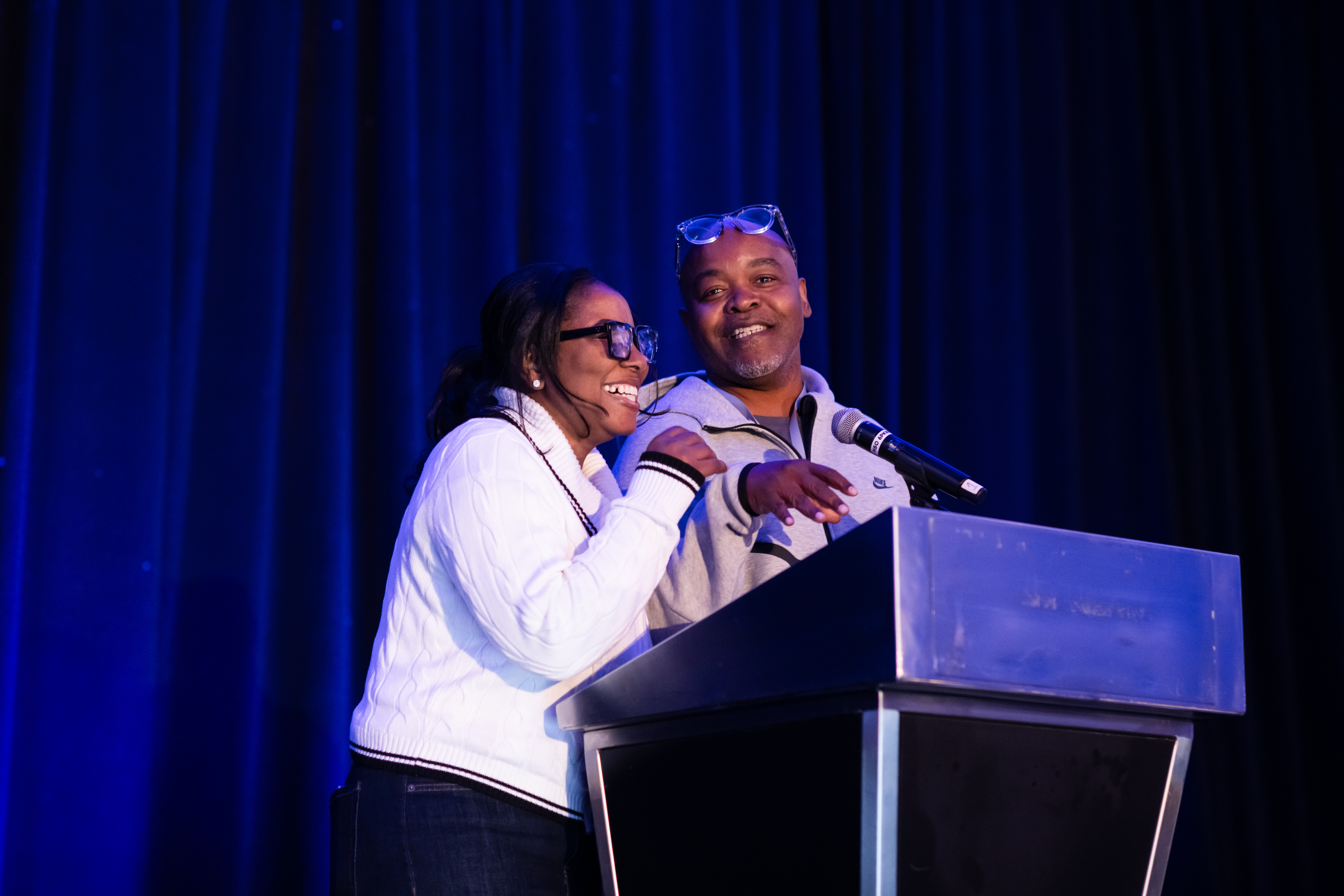 Clarissa Glenn and Ben Baker at the 2026 Innocence Network Conference in Chicago. (Photo: Lyra Photography)