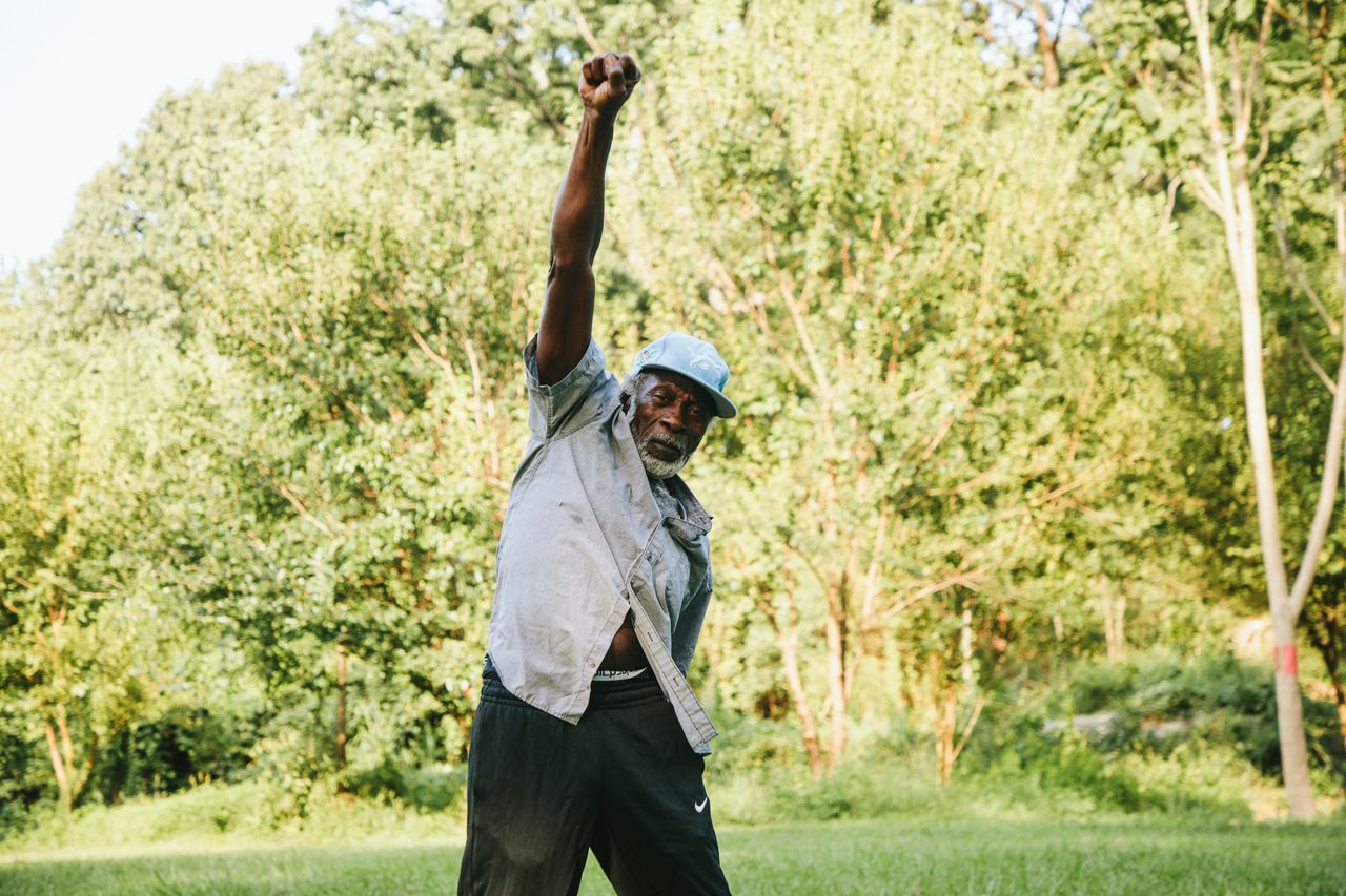 Ervin Harris in Birmingham, Alabama, on Aug. 17, 2026. (Image: Wes Frazer/Innocence Project)